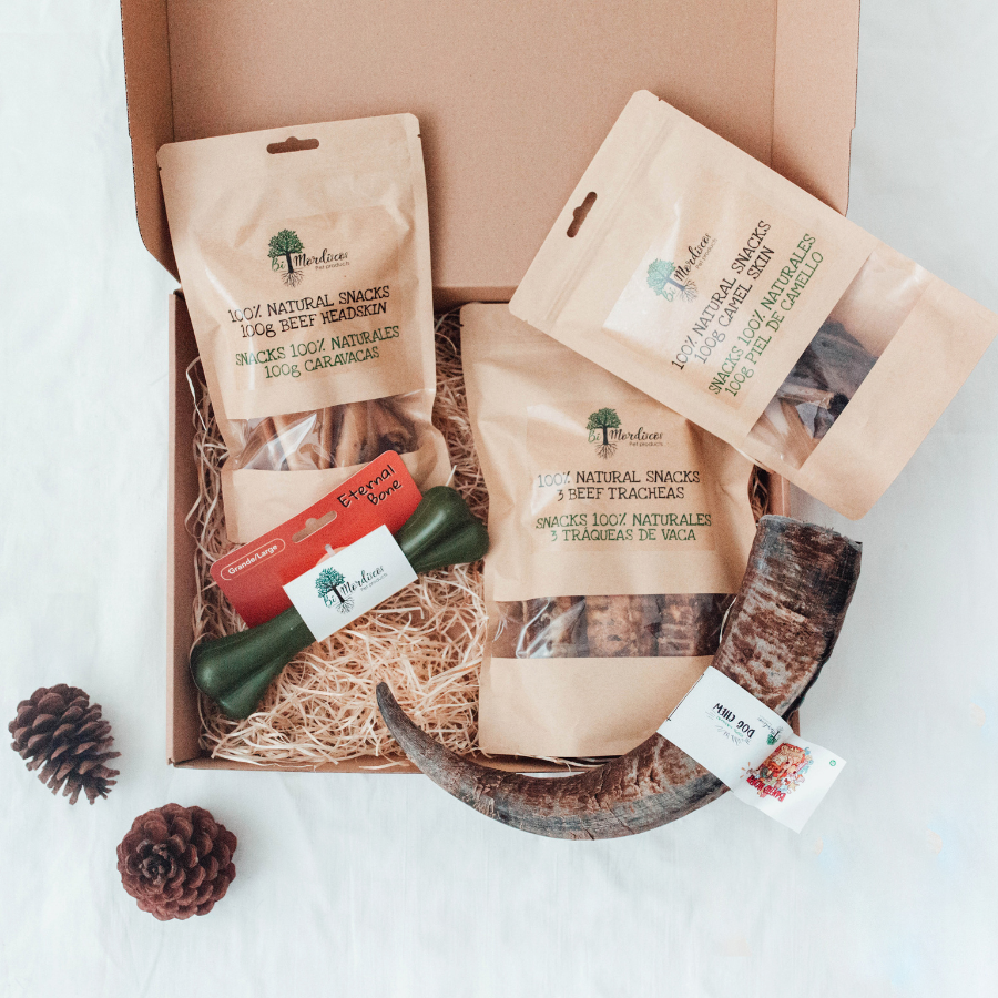 BIMORBOX Grande - Pack  Snacks y Juguetes Naturales para Perros, , large Imagen numero 2